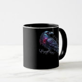 F-Caw-F Krähe Klassischer Retro-Stil Tasse (VorderseiteRechts)
