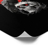 F-Caw-F Krähe Lustig F-Caw-F Ästhetisches Design Poster (Ecke)