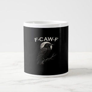 F-Caw-F Krähe Lustige Krähe F-Caw-F Gang Vintage G Jumbo-Tasse