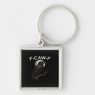F-Caw-F Krähe Lustige Krähe F-Caw-F Gear Minimal S Schlüsselanhänger
