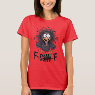 F CAW F Krähe Meme Lustige Cartoon-Vogel f-caw-f T-Shirt