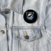 F-Caw-F Krähe Mondlicht Rabe Klassiker Button (Beispiel)