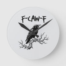 f-caw-f Krähe Rabe Wortspiel