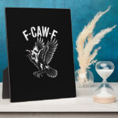 F-Caw-F Krähe Retro Klassiker Fotoplatte (Seite)