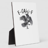 F Caw F Krähe Retro Klassischer Stil Fotoplatte (Seite)