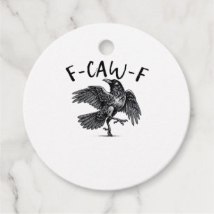 F Caw F Krähe Retro Klassischer Stil Geschenkanhänger