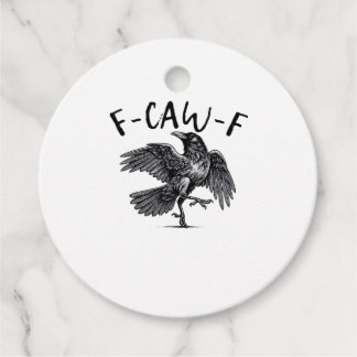 F Caw F Krähe Retro Klassischer Stil Geschenkanhänger