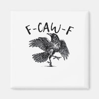 F Caw F Krähe Retro Klassischer Stil