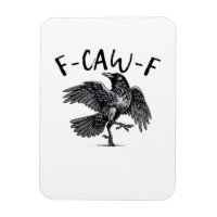 F Caw F Krähe Retro Klassischer Stil
