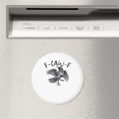 F Caw F Krähe Retro Klassischer Stil Magnet (In Situ (Geschirrspüler))