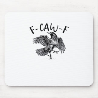 F Caw F Krähe Retro Klassischer Stil Mousepad