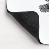 F Caw F Krähe Retro Klassischer Stil Mousepad (Ecke)