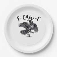 F Caw F Krähe Retro Klassischer Stil