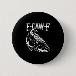F-Caw-F Krähen Damen Trendy Casual Button