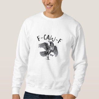 F Caw F Krähen-Retro-Klassiker Sweatshirt