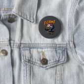 F-caw-f Krähen-Zitat-Meme - Lustiger Weihnachts-Ra Button (Beispiel)