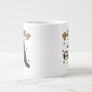 F-CAW-F Krähenbecher   Lustiger F Caw F Kaffeebech Jumbo-Tasse