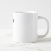 F Caw F Kreativer lässiger Stil Jumbo-Tasse (Rechts)