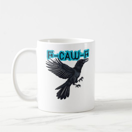 F Caw F Kreativer lässiger Stil Kaffeetasse (Links)