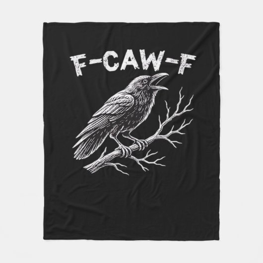 F-Caw-F Kreativstil Fleecedecke (Vorderseite)