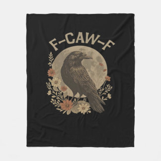 F-Caw-F Kreativstil Fleecedecke