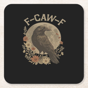 F-Caw-F Kreativstil Rechteckiger Pappuntersetzer