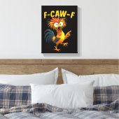 F Caw F Leinwanddruck (Insitu (Schlafzimmer))