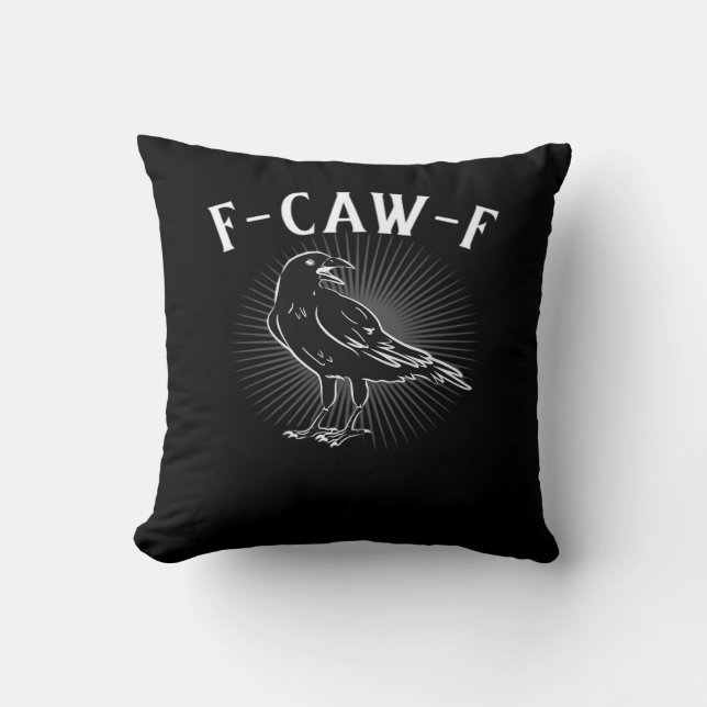 F-Caw-F Lustig Casual Kissen (Vorderseite)