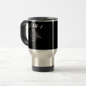 F-Caw-F Lustig Casual Reisebecher (Vorderseite Links)