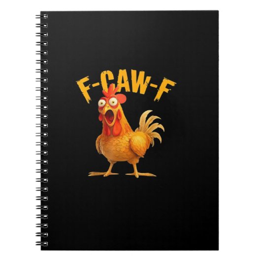 F-Caw-F Lustig Einzigartig Notizblock (Vorderseite)