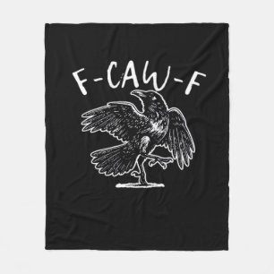 F-Caw-F Lustig Trendig Fleecedecke