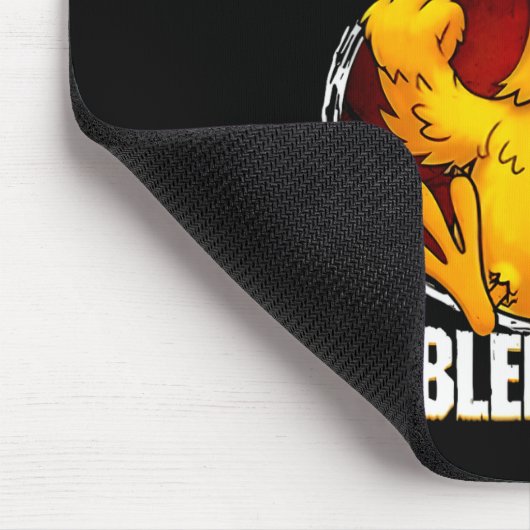 F-caw-f Lustige Angry Chicken mag mich nicht Probl Mousepad (Ecke)