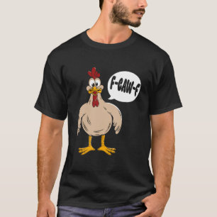 F-CAW-F Lustige Hühner Humor Sarkastische Retro Kl T-Shirt