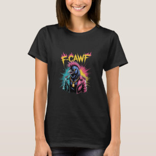 F-caw-f Lustige Krähe Punk Rabe Graffiti Erwachsen T-Shirt