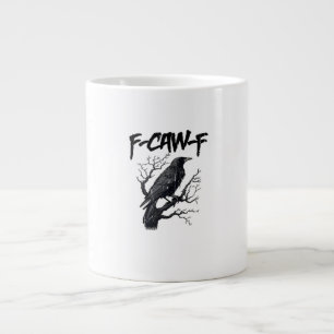 F-Caw-F Lustige Krähe Wesentlich Kühl Einzigartig Jumbo-Tasse
