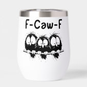 F-Caw-F Lustige Vogel-Zitate-Geschenke (Rückseite)