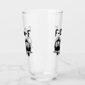 F-Caw-F Lustige Vogel-Zitate-Geschenke Glas (Links)