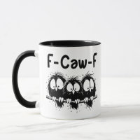 F-Caw-F Lustige Vogel Zitate Geschenke