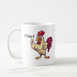 F-Caw-F Lustiger Hahn Flex Deine Federn Tasse