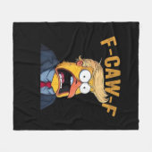 F-Caw-F Lustiger Hahn Klassiker Fleecedecke (Vorderseite (Horizontal))