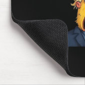F-Caw-F Lustiger Hahn Klassiker Mousepad (Ecke)