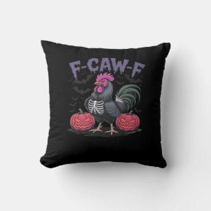 F Caw F Lustiger Hahn Klassischer Einfacher Stil Kissen