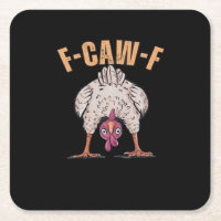 F Caw F Lustiger Hahn Klassischer Retro Stil
