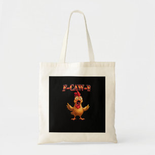 F Caw F Lustiger Hahn Klassisches Ästhetik-Design Tragetasche