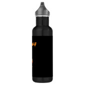 F-Caw-F Lustiger Hahn Sagt Hahnen-Meme Sarcasti Edelstahlflasche (Rechts)