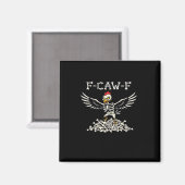 F Caw F Lustiger Hühner-Halloween Cooler Einzigart Magnet (Vorderseite/Rückseite)