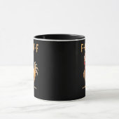 F Caw F Lustiger Hühner Humor Hahn Meme Klassiker Tasse (Zentrum)