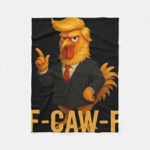 F-caw-f Lustiger Hühner-Humor-Zitat Hahn Meme Ant Fleecedecke