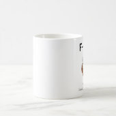 F-Caw-F Lustiger Hühner-Kaffeebecher | Lustiger Ha Kaffeetasse (Mittel)