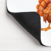 F-caw-f Lustiger Hühnerhumor F-caw-f Truthahn Meme Mousepad (Ecke)